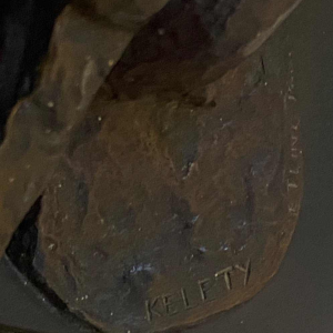 Alexandre Kéléty "The Seagull" Animal bronze Art Deco sculpture