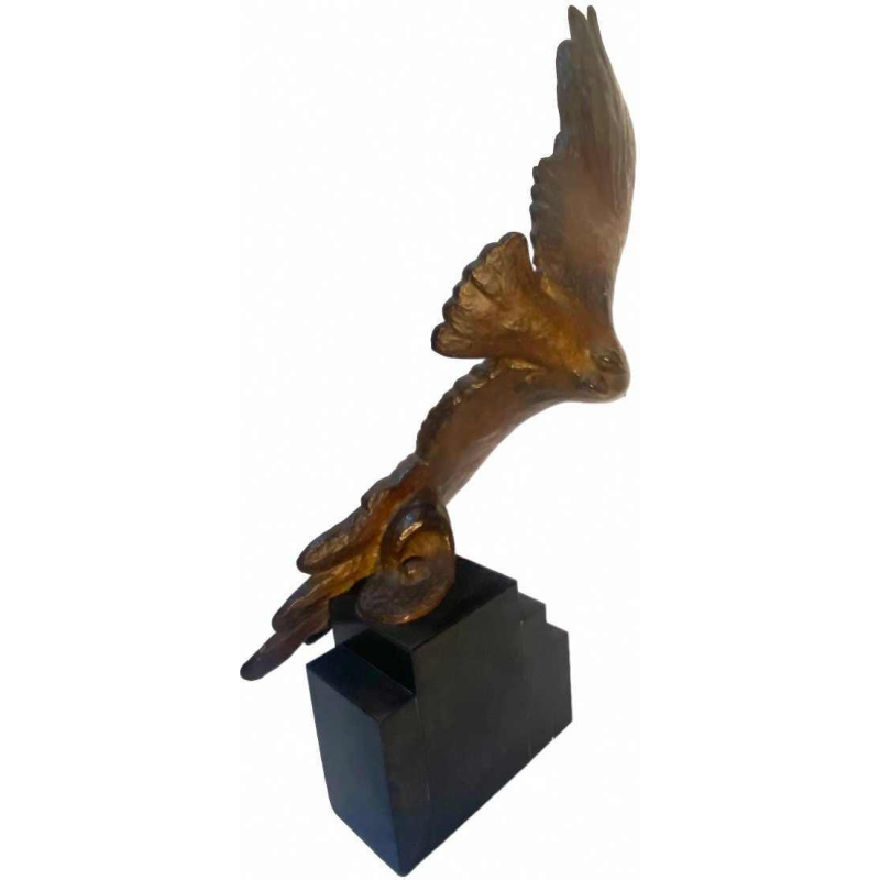 Alexandre Kéléty "La Mouette" sculpture animalière Art Déco en bronze