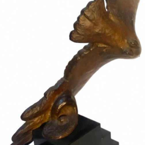 Alexandre Kéléty "De Meeuw" brons Art Deco sculptuur