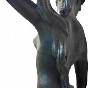 Jef Lambeaux "La Jeune femme" Atelier plaster sculpture