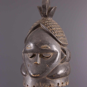 Afrikaanse stammenkunst - Heaume Mende Bundu Soweit masker
