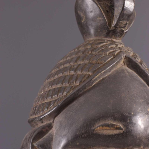 Art Tribal Africain - Masque Heaume Mende Bundu Soweit