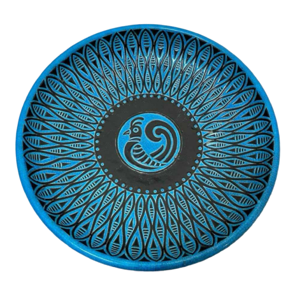 Grote Longwy Schotel - Gestileerde Vogel decoratie - Primavera Longwy