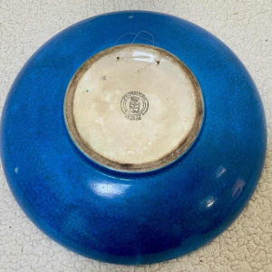 Grote Longwy Schotel - Gestileerde Vogel decoratie - Primavera Longwy