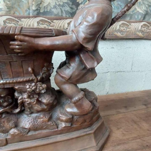 Friedrich Goldscheider, grote terracotta plantenbak, Oostenrijk 19e eeuw