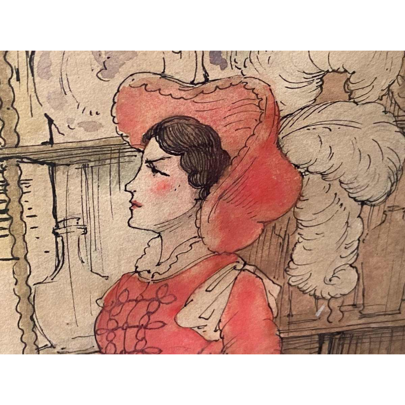 The English Pub door Jacques Laudy, vriend van Hergé 1938