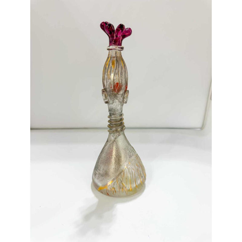 Derai et Pelusi pour Pauly & Co, soliflore surréaliste, sculpture en verre, Venezia Murano 1956