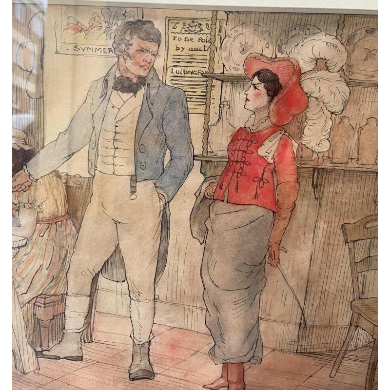 The English Pub by Jacques Laudy, Hergé's friend 1938