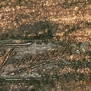 Art Deco doosje gesigneerd Franck, antiek decorateur