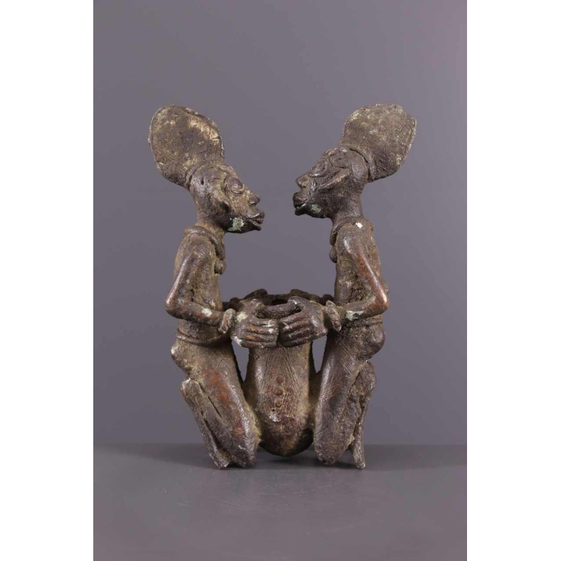 Art Tribal Africain - Couple Vere, Durun, Cameroun