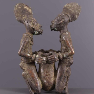 Art Tribal Africain - Couple Vere, Durun, Cameroun