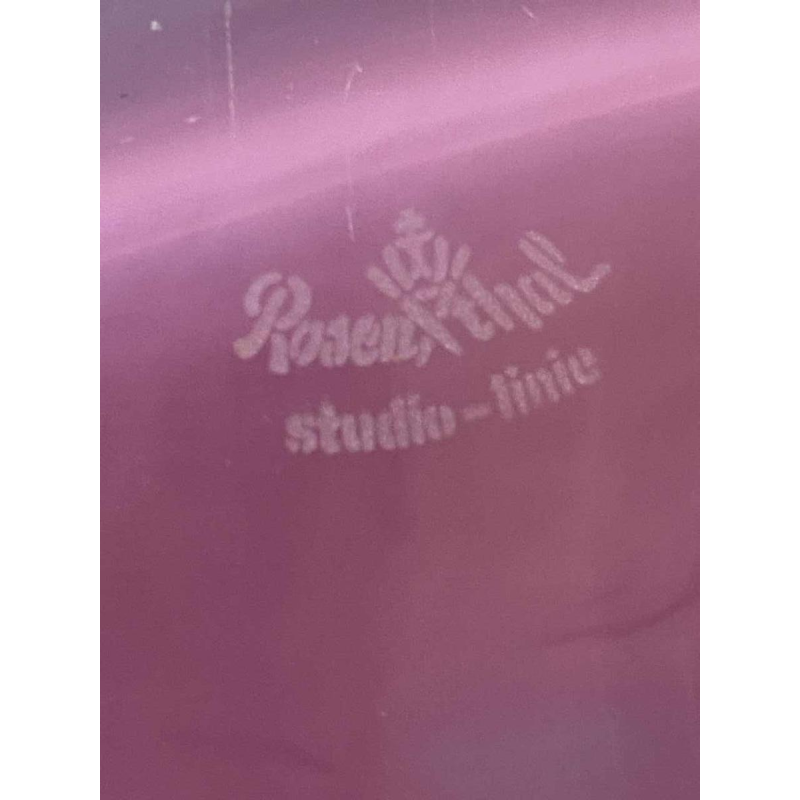 Glazen vaas, gesigneerd Samuel Herman De Rosenthal Studio Line, jaren 1960.