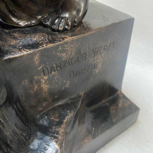 Reinhard Schnauder "Homage to industry" bronze sculpture, 1929