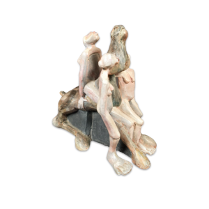 ANDRE WILKIN, Sculptuur Figuratief Expressionistisch Polyester PAARD 1980