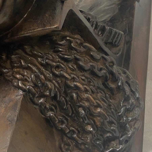 Reinhard Schnauder "Homage to industry" bronze sculpture, 1929