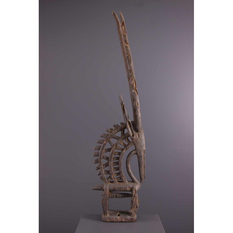 Art Tribal Africain - Masque Cimier Ci Wara Bamana