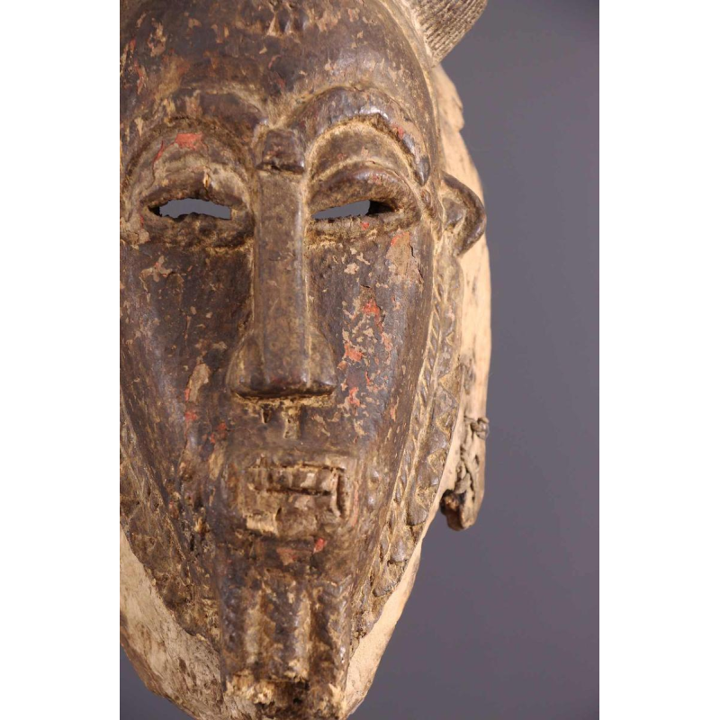 Afrikaans Baoule portretmasker uit Ivoorkust