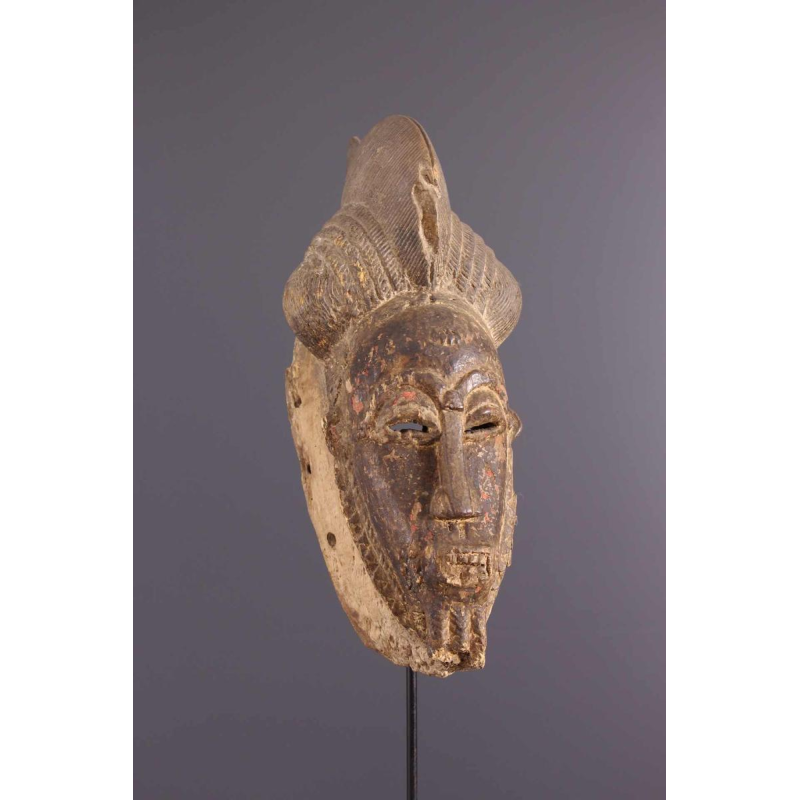 Afrikaans Baoule portretmasker uit Ivoorkust