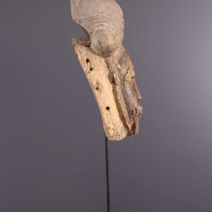 Afrikaanse stammenkunst - Baoule portretmasker uit Ivoorkust