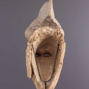 Afrikaanse stammenkunst - Baoule portretmasker uit Ivoorkust