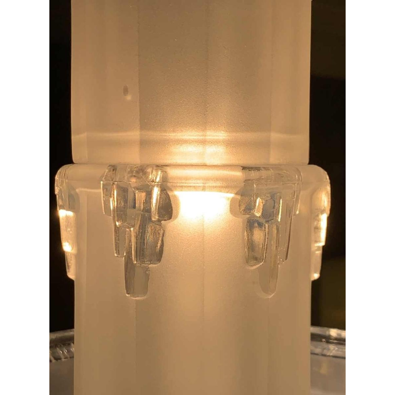 Jean Gauthier pour EZAN Rare Lustre ' Cascade ' Verre Opalescent Art Déco 1930s