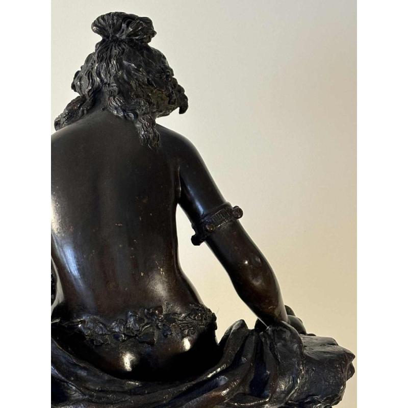 Bronze group representing a young woman and her two children, after Clodion, 19th century