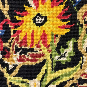 O. Caly, tapestry "Soir de rêve" Atelier d'Art Contemporain La Lice, ca 1960-1970