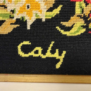 O. Caly, wandtapijt "Soir de rêve" Atelier d'Art Contemporain La Lice, ca 1960-1970