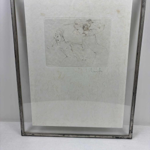 Leonor Fini, original intaglio print, signed by the artist