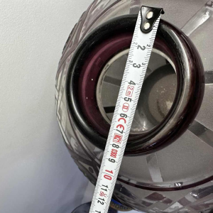 Delatte, rare Art Deco acid-etched vase, mauve lined 1925