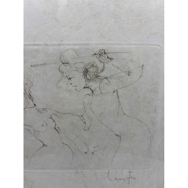 Leonor Fini, originele diepdruk, gesigneerd door de kunstenaar