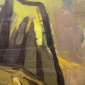 LUC PEROT 'Colette' vrouwenportret fauvistisch, olieverf op doek 1947