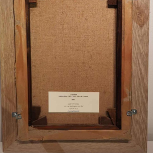 William Jelley The Gate house on the Belgian coast, painting oil on canvas, ca 1900