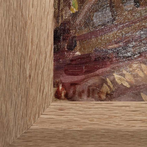 William Jelley The Gate house on the Belgian coast, painting oil on canvas, ca 1900