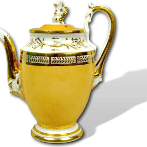 Porcelaine de Paris, grande cafetière - théière, début XIXe s