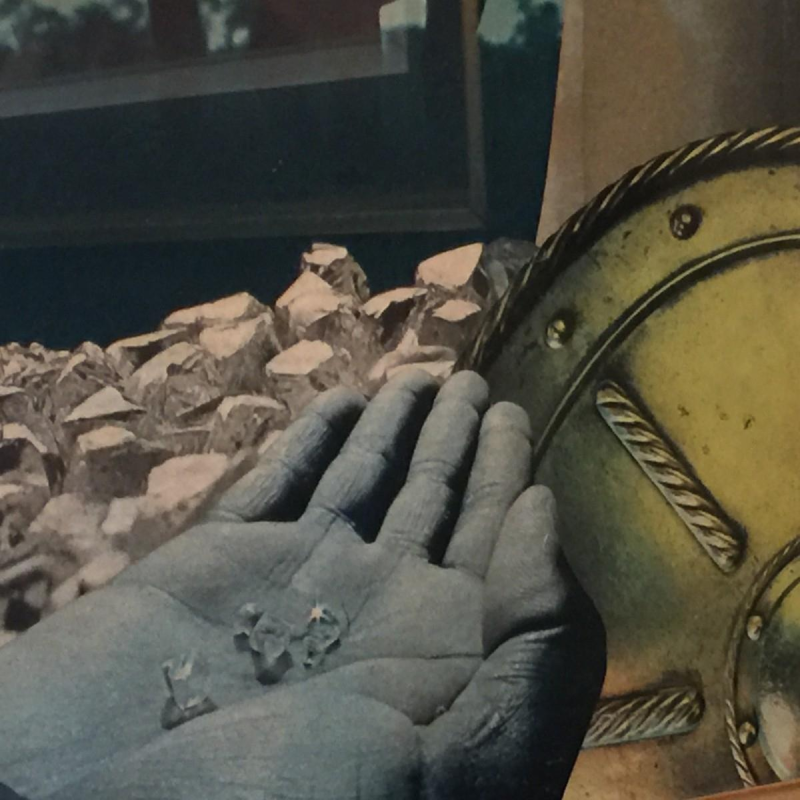 Surrealistische collage toegeschreven aan Carlos de Radzitzky - circa 1960