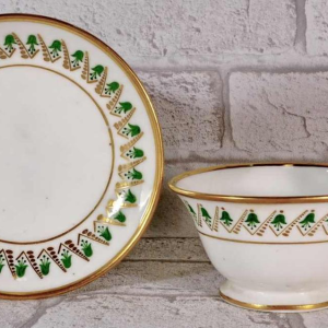 Manufacture de Dagoty et Honoré, tasse à thé en porcelaine de Paris, XIXe s