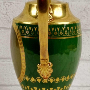 Porcelaine de Paris - Manufacture de Dagoty, verseuse / théière, style Empire, XIXe s