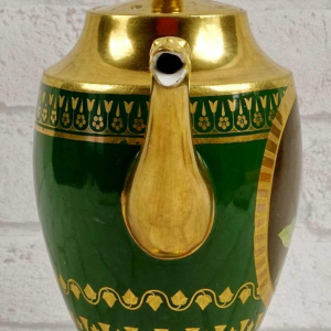 Porcelaine de Paris - Manufacture de Dagoty, verseuse / théière, style Empire, XIXe s