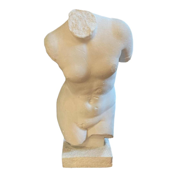 LOLA DI VITO *Grote studio gips* sculptuur buste van vrouw, uniek stuk