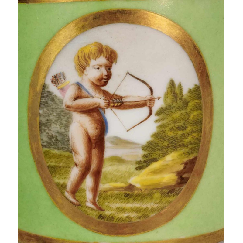 Porcelaine de Paris, cafetière / théière, début XIXe s