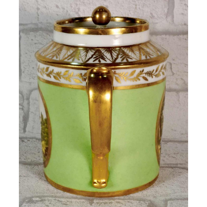 Porcelaine de Paris, cafetière / théière, début XIXe s