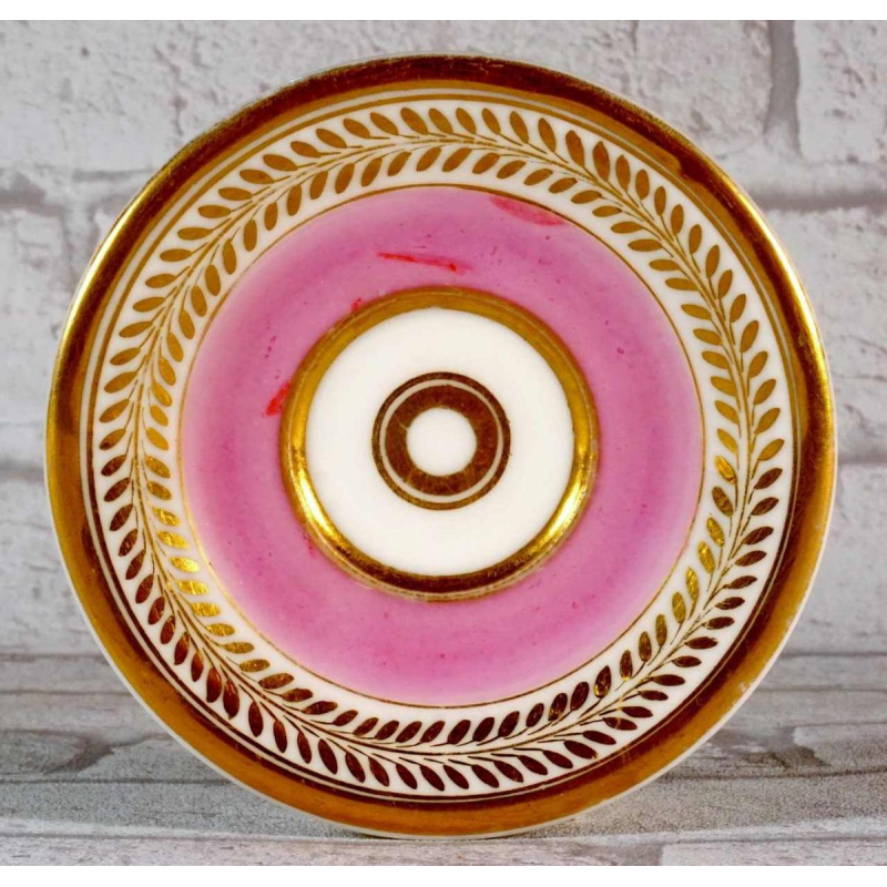 Porcelaine de Paris, petite tasse et soucoupe, début XIXe s