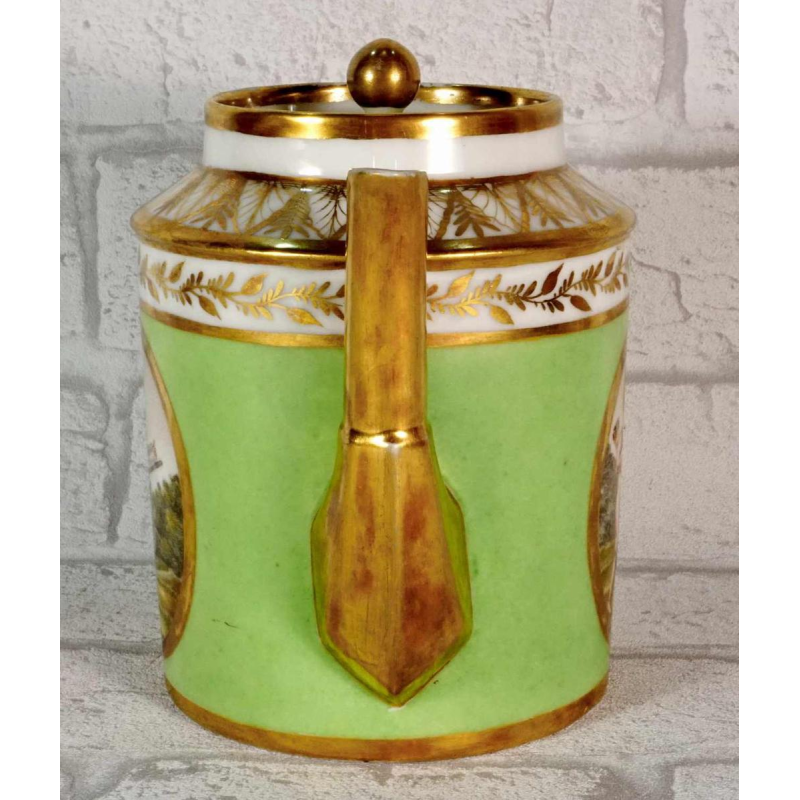 Paris porcelain, coffee/tea pot, early 19th century