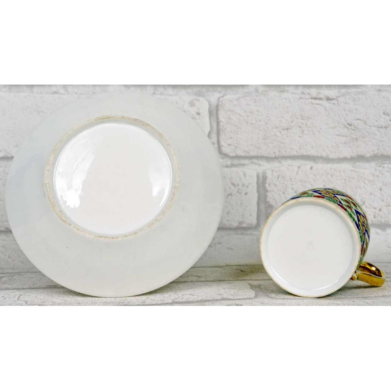 Porcelaine de Paris, tasse et soucoupe - début XIXe s