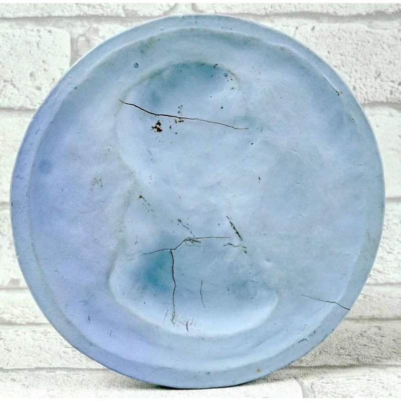 Médaillon en bas relief 'Profil de Napoléon 1er' biscuit de porcelaine, XIXe s