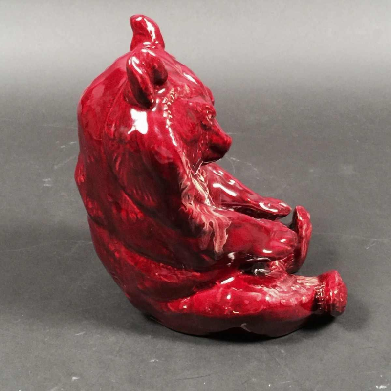 Thierry Van Rijswijck & Roger Guerin - Art Deco Bear Ceramic Sculpture - 1935