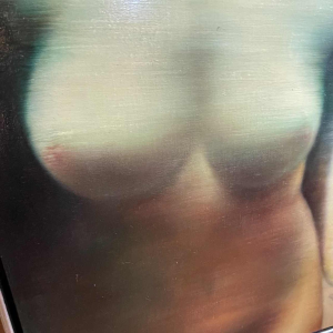 MACKOWIAK ERWIN " Nude 1972 " Belgian Pop'Art, painting / oil on canvas