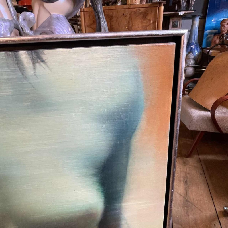 MACKOWIAK ERWIN " Naakt 1972 " Belgische Pop'Art, schilderij / olieverf op doek