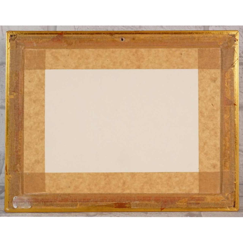 Porseleinen bord met geschilderde decoratie naar Teniers, 19e eeuw